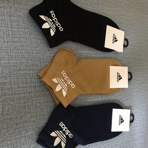 Adidas black yellow blue socks